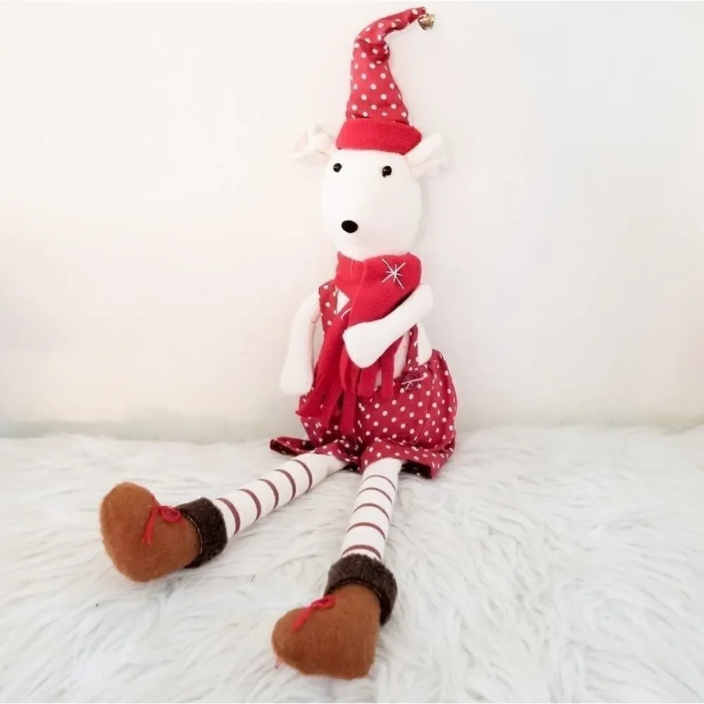 Christmas plush elf decor farmhouse